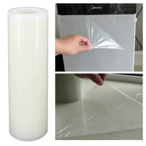 Anti Scratch PE Surface Protection Film for Smooth Furniture Panels Glass Window Protective Cover Film