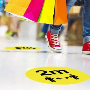 Anti Slip Custom Floor Sticker for Mall Advertising R10 Certified Waterproof