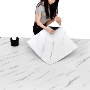 Anti Slip PVC Self adhesive Vinyl Flooring Stickers Thickened Wear resistant Waterproof 60x60cm for Hotel Apartment Home