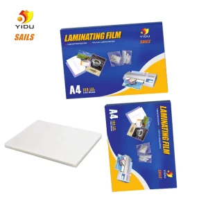 Anti Static Glossy Hot Plastic Laminating Film Letter Size 5Mil 10mil A4 Thermal Laminating Pouches Matte Lamination Sheets