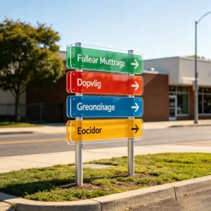 Anti Yellow UV Waterproof Clear Acrylic Freestanding Sign Tall L Base Outdoor Park Information Guide Stand Custom Print