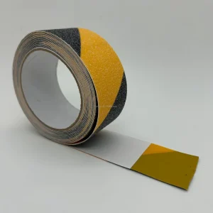 Anti slip Stickers for Marble or Tile Floors and Steps in Commercial Public Places Wear resistant Black Yellow PVC Warning Strip