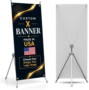 Art Paper X Banner Stand Exhibition Digital Stands for Advertising Digital Printing Poster Type
