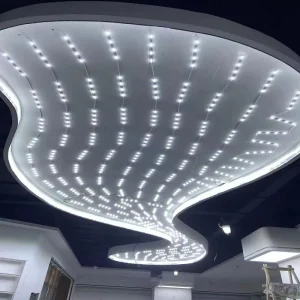 Art Printed Film 3D Light Stretch Ceiling Design for Home Ceiling Supplier Decorative Films Room