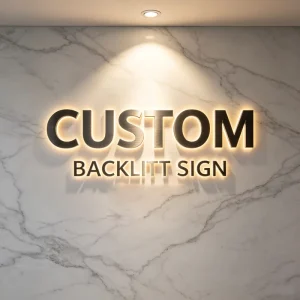 Artisan Backlit Stainless Steel Letters LED Modules Customizable Display IP65 Waterproof Multi Voltage for Commercial