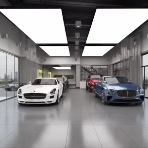 Auto Detailing LED Light Box Car Showroom 4S Store Soft Film Ceiling Light