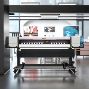 Automatic Eco Solvent Inkjet Printer with Plotter 1.8M Roll to Roll Flex Card Printer Easy Adjustment