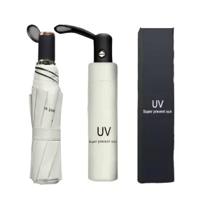 Automatic Umbrella Promotional 3 Folding Umbrella UV for the Rain Windproof Sun Parasol Custom Umbrella With Logo