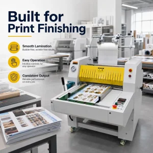 BFT H 520MFA Heavy Duty Hydraulic Roll Laminating Machine Hot Thermal Film Laminator for Commercial Print Finishing A3 A4 A5 A6