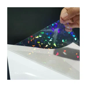BOPP Holographic Cold Lamination Film Laminated Protective Film Pvc Lamination Film A4/A3 Size