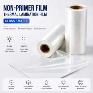 BOPP Industrial Film Roll Stretch Film Roll Pallet Wrap Polymailer Bags Packing Plastic Film Roll Glossy Plain