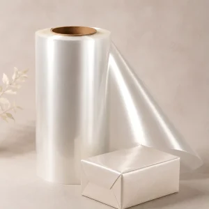 BOPP Pearlized Film Glossy Pearl Shimmer Iridescent 20mic Thermal Lamination 300m for Cosmetic Perfume Gift Box OEM