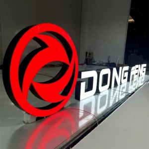 Backlit Car Logo Sign Outdoor 3D LED Letter Sign