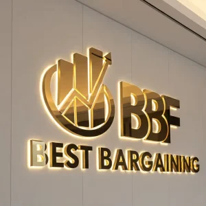 Backlit Dimensional Business LED Sign Channel Letter Sign for Custom Office LED Illuminated Sign
