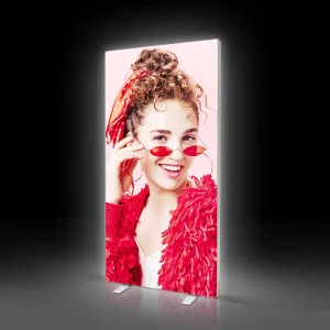 Backlit Fabric LED Aluminum Frameless Lightbox SEG Tention Textile Light Boxes Fabric Lightbox