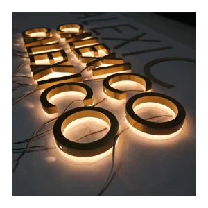 Backlit Letter Light 3D Alphabet LED Letter Customize