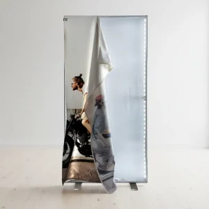 Backlit Polyester Fabric Roll for Fabric Frameless LED Light Box 180gsm SEG Backlit Polyester Roll with PA Coating