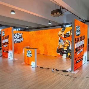 Backlit Trade Show Booth Display Modular Fair Exhibition Stand Builder Seg Expo Exhibit Booth Led Advertising Light Box