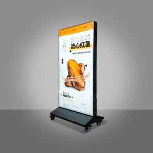 Backlit Wall LED Textile Light Box Sign with Stand Exhibition Stand Light Box