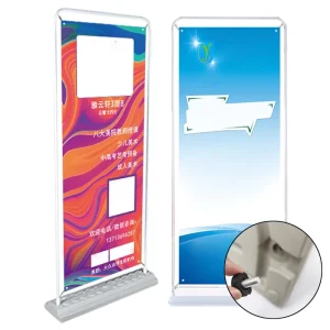 Banner Display Rack Door Shaped Banner Performance Advertisement Iron Door Frame
