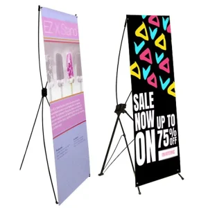Banner Outdoor Indoor Advertising Display Stand Poster Handheld Portable X Display Stand