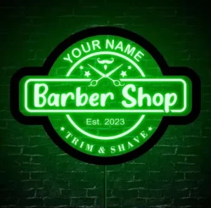 Barber Shop Decoration Light Custom Advertising Board Led Neon Sign for Restaurant Beauty Salon Neon Lights