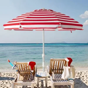 Beach Parasol Umbrella Outdoor Custom Printed Fringe Big Size Beach Umbrella Outdoor Advertising Outdoor Furniture
