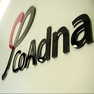 Beautiful Solid 3D Clear Acrylic Wall Name Letters Custom PVC Office Signs and Advertising Letters Sign