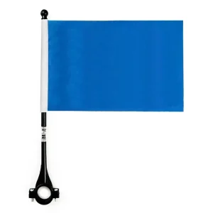 Beckon Custom Printed Polyester 14x21cm Bicycle Flags Bracket Safety Warning Flag with Pole Set for Riding and Outdoor Events