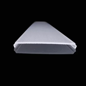 Bespoke Plastic Profiles LED Linear Light Polycarbonate Lamp Cover Shades Acrylic Profile for Led Aluminum Profiles Channel