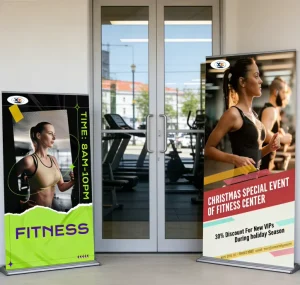 Best Selling Classic Aluminum Retractable Roll up Banner Stand Kakemono Advertising Equipment Display Pull up Banner Stand
