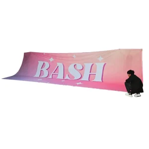 Big Festival Event Large Decoration Advertising Printed Hanging Fabric Custom Banners With Holes