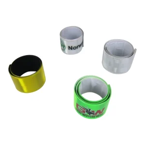 Bike Slap Bracelets Arm Ankle Bracelet Reflective Safe Armband Slap Wristbands Traffic Safety