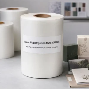 Biodegradable Degradable BOPP Film Compostable Matte Glossy Thermal Lamination Film for Cake Box Packaging