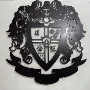 Black Color Laser Cut Acrylic Signage Board Office Wall Letters for Decoration and Advertising for Car Application