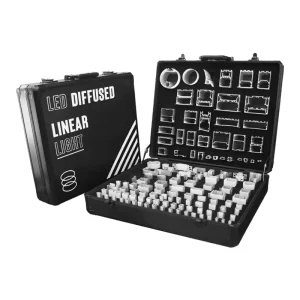 Black Color Portable Source Manufacturer LED Linear Light Aluminum Profile LED Channel Sample Box