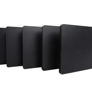 Black PVC Free Foam Board for Advertising and Engraving Cutting Service