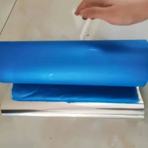 Blue Pet Laminated AL Foil Film Aluminum Composite Foil Composite Material Aluminum Pet Foil PET+AL