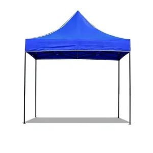 Blue Pop up Canopy Tent Outdoor Advertising Display Shelter Custom Logo Print Event Exhibition Stall