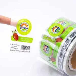 Bopp Stickers Waterproof Labels for Bottle Adhesives for Packaging Custom Transparent Stickers Waterproof Sticker Paper