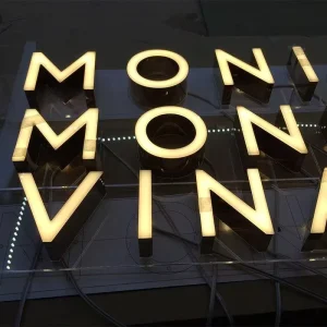 Borderless Luminous Acrylic 3D Customizable Characters for Shop Signs & Storefronts IP65 Waterproof LED Lighting