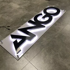 Boutique Sign 3D Signboard Salon Sign Backlit Business Sign Large Metal Letters Backlit Letters Led Sign Outdoor 3d Signage