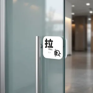 Braille Door Sign Raised Tactile Signage Braille Door Plate Wayfinding Sign For Hotel Hospital School