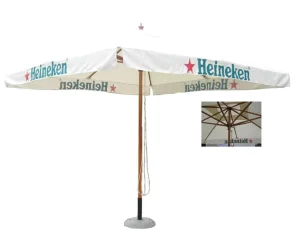 Branded Promotional Advertising Customized Printing Big Outdoor Parasol Patio bar Restaurant Umbrella