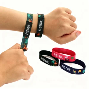 Branding Sublimation Wristband Elastic Stretch Wristband for Company Events & Marketing Campaigns Durable Polyester