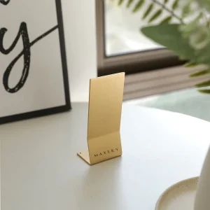 Brass Window Display Sign Table Price Sign Brass Table Name Plate Custom