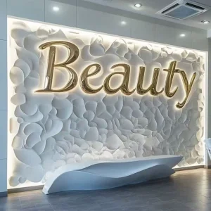 Bright Luminous Epoxy Resin LED Sign Channel Letter Promotional Characters for Company Hospital Advertising Transformer