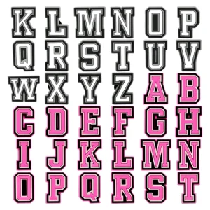 Bulk PVC Design Black Letter Shoe Decorations Customized Logo and Unique Words Accessories