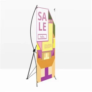 Bulk Purchase Custom X Banner Size 60 X 160 Cm 80 X 180 Cm Stand Banners With Logo and Stand Indoor Showcase Stands