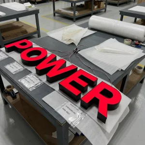 Business Branding Illuminated Logo Sign with LED Channel Letters